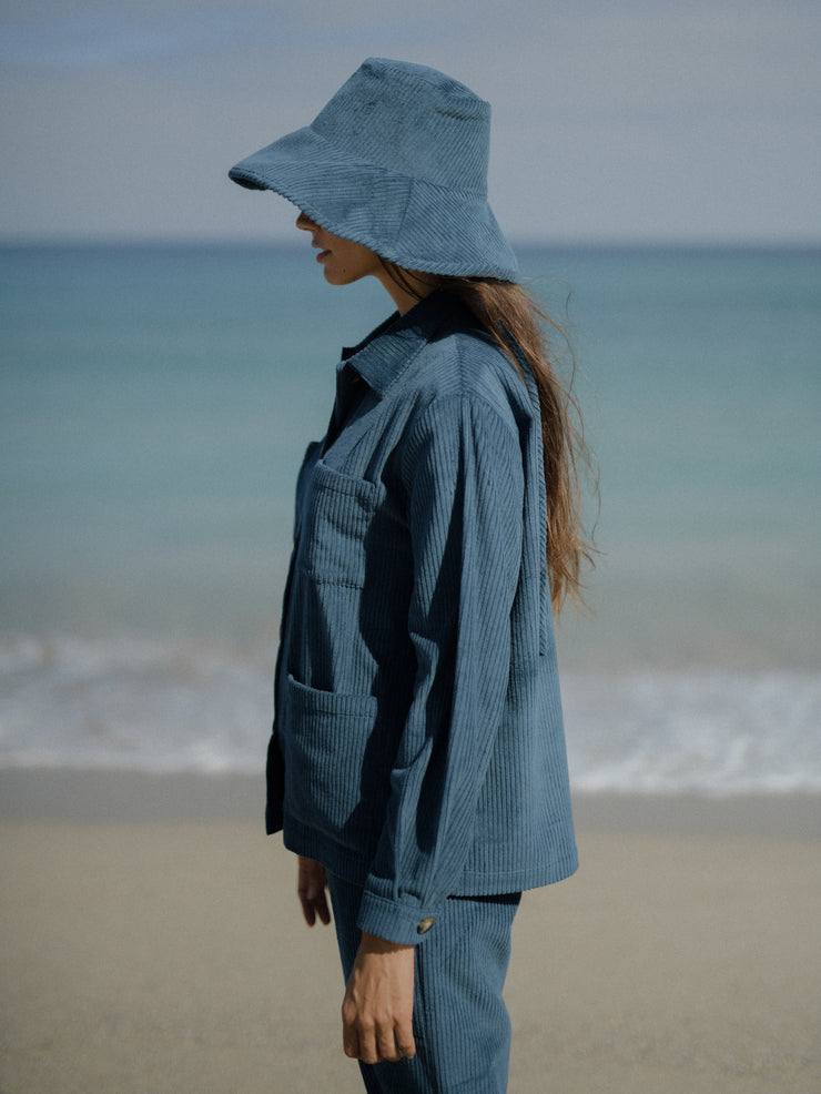 OVERSHIRT/JACKET corduroy petrol