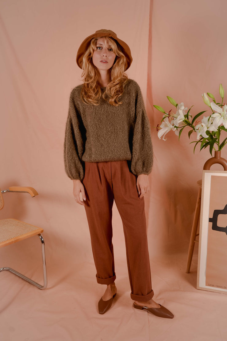 ANEMONA sweater taupe