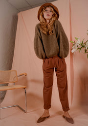 ANEMONA sweater taupe