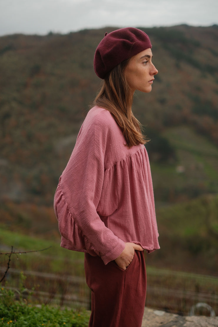 NERINE blouse winter rose