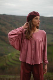 NERINE blouse winter rose