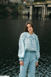 AUGUSTINE blouse blue checks