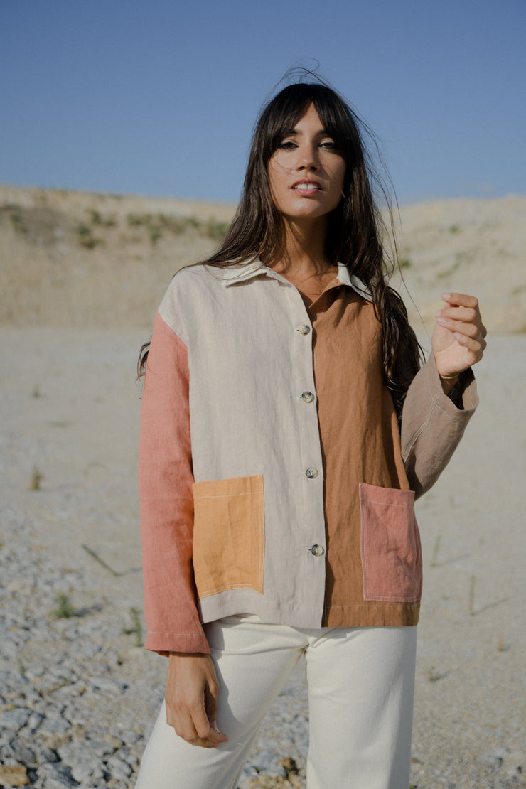 BLUE_ANEMONE_SS23_SUSTAINABLE_FASHION_SLOWFASHION_CONSCIOUS_CLOTHING_BOHO_BOHEMIAN_LINEN_SUMMER_JACKET_PATCHWORK_TOPANGA