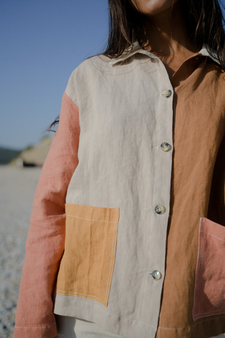 BLUE_ANEMONE_SS23_SUSTAINABLE_FASHION_SLOWFASHION_CONSCIOUS_CLOTHING_BOHO_BOHEMIAN_LINEN_SUMMER_JACKET_PATCHWORK_TOPANGA