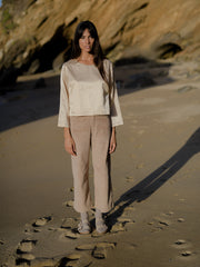 MAGGIE cord pants camel
