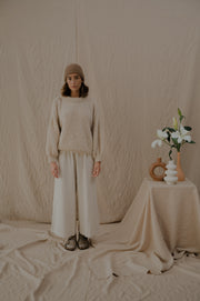YUCCA mohair sweater beige